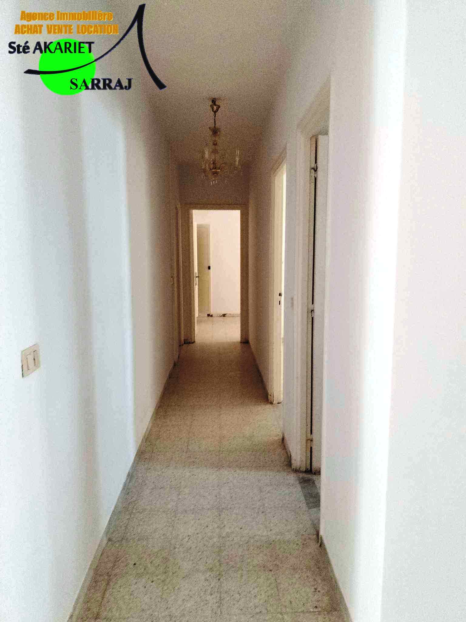 Sousse Ville Sousse Vente Appart. 4 pices Spacieux appartement s3 prs de clinique essalem