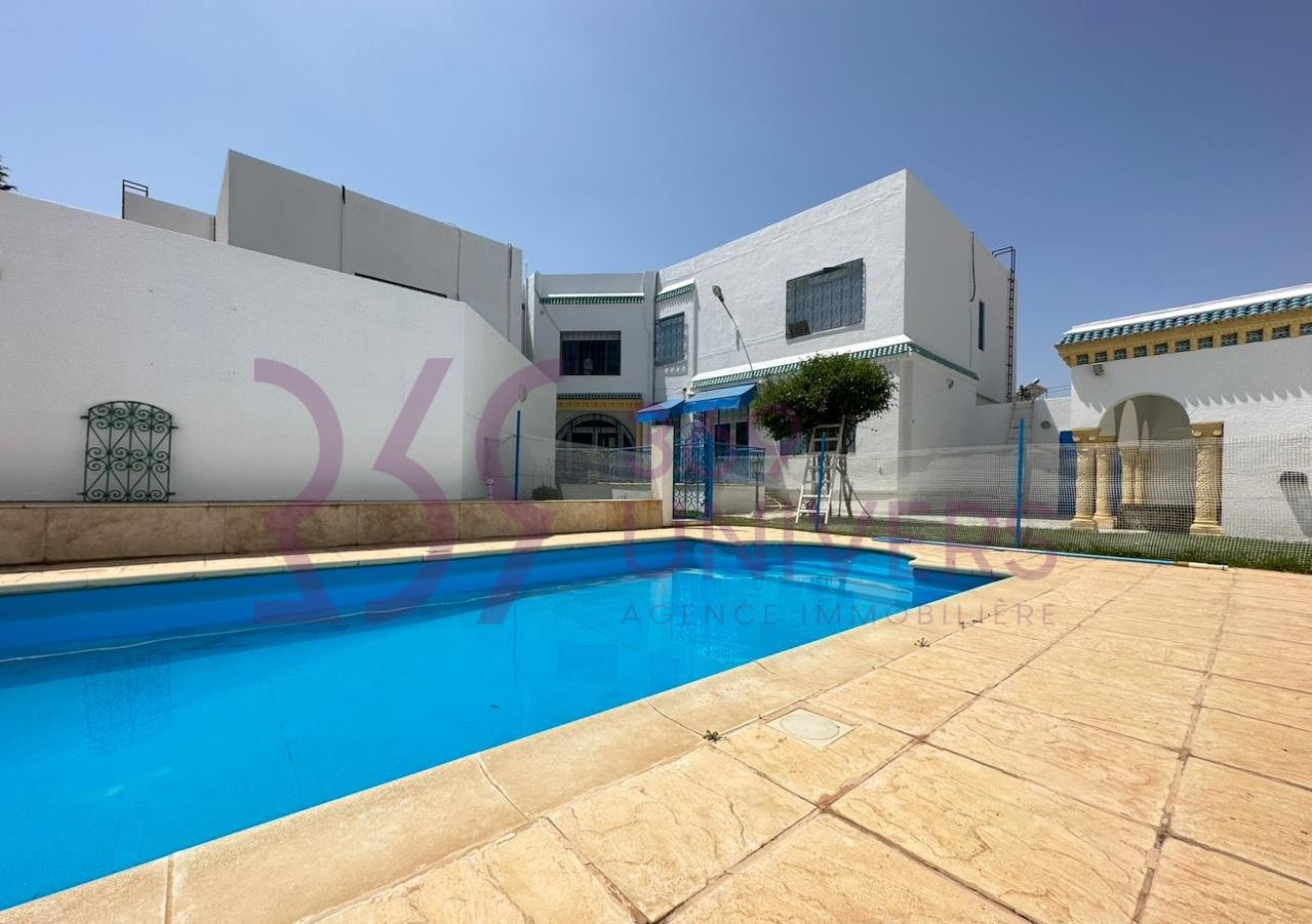 La Marsa Marsa Ennassim Location Maisons Villa avec piscine  la marsa  refrh026