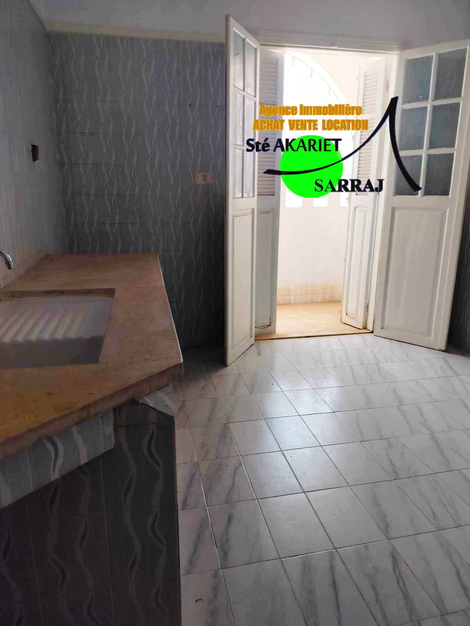 Sousse Ville Sousse Vente Appart. 3 pices Appartement s2 derrire steg bab jdid sousse