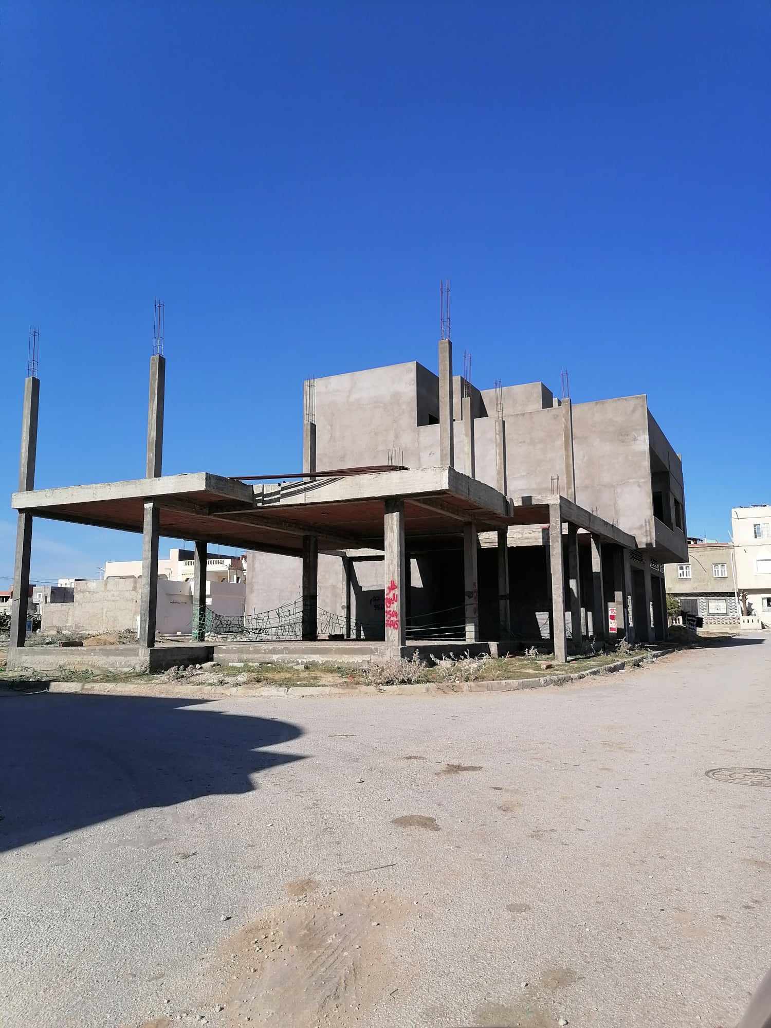 Nabeul Nabeul Vente Maisons Maison en cours de construction