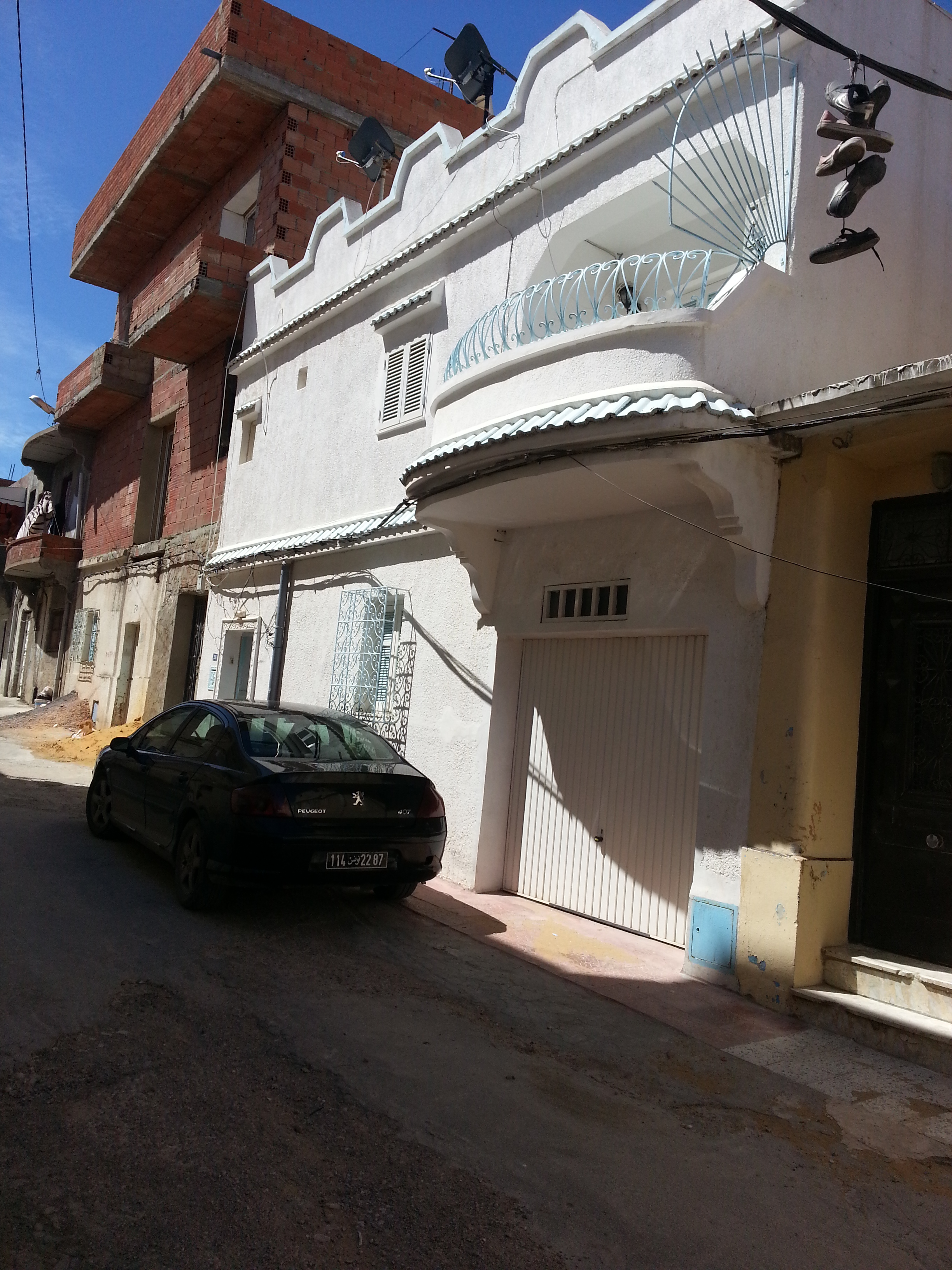 Bizerte Nord Cite Ain Meriem Vente Duplex Belle maison style andalous ain mriam