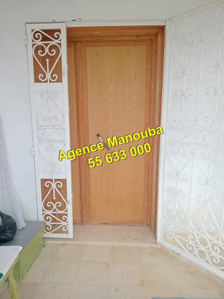 Oued Ellil Oued Ellil Vente Appart. 2 pices Av villa s2 sur terrain 1000 m2