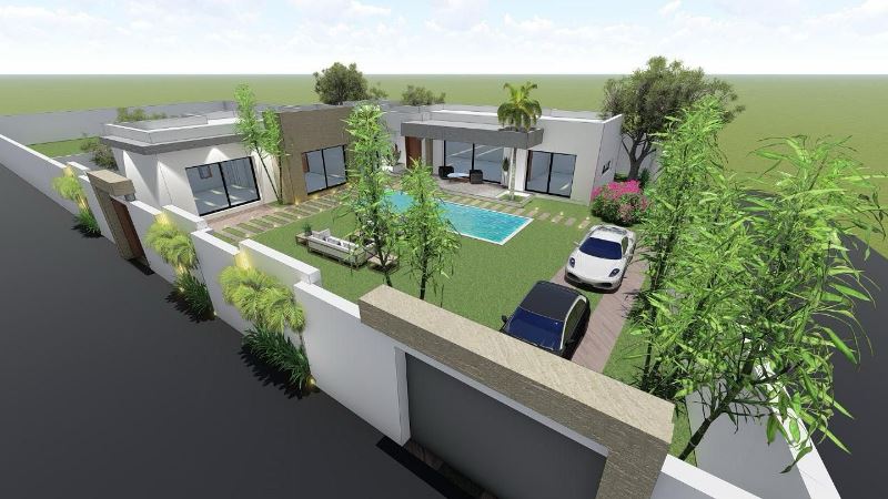Hammamet Hammamet Vente Maisons V489 villa tej 2 sud hammamet