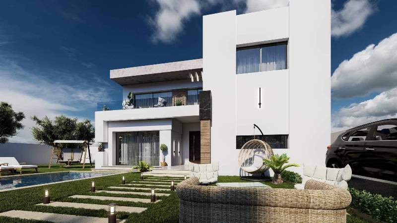 Hammamet Hammamet Vente Maisons V499 villa luna zone sidi hamed