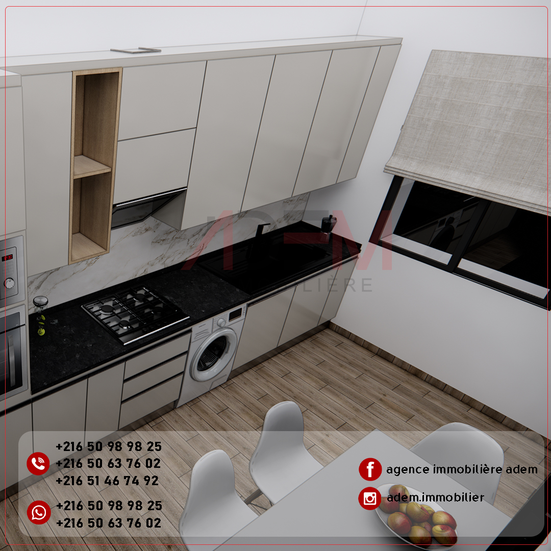 Sousse Jaouhara Sahloul Vente Appart. 3 pices Appartement directe promoteur