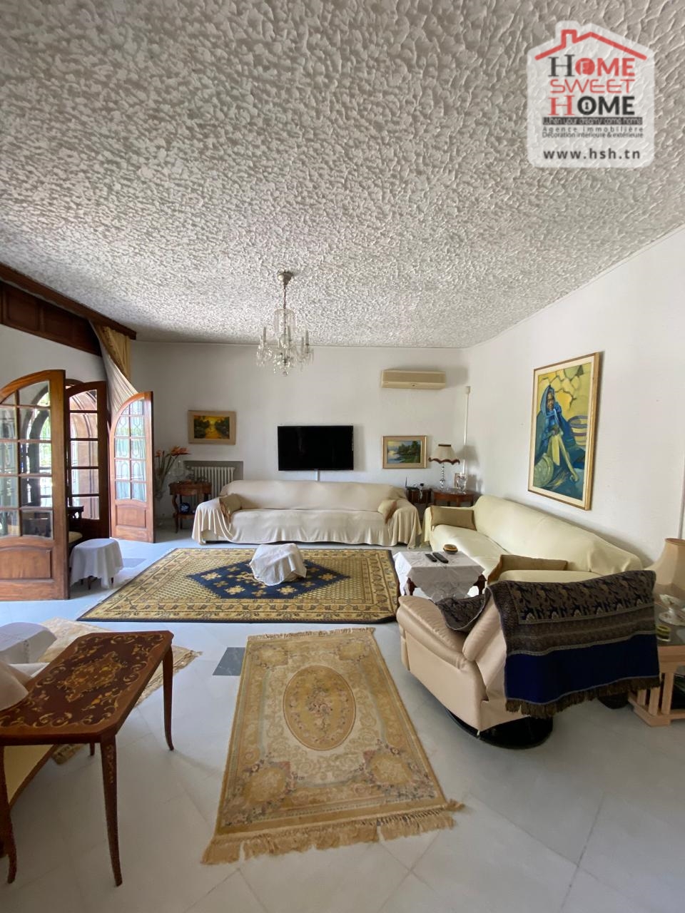La Marsa Gammart Vente Maisons Villa fleur de lune  gammarth sup