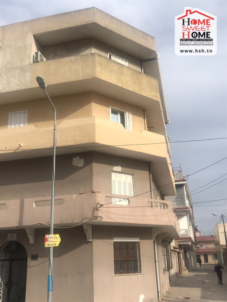 Bizerte Nord Bizerte Vente Appart. 3 pices Etage de villa bissan  zarzouna
