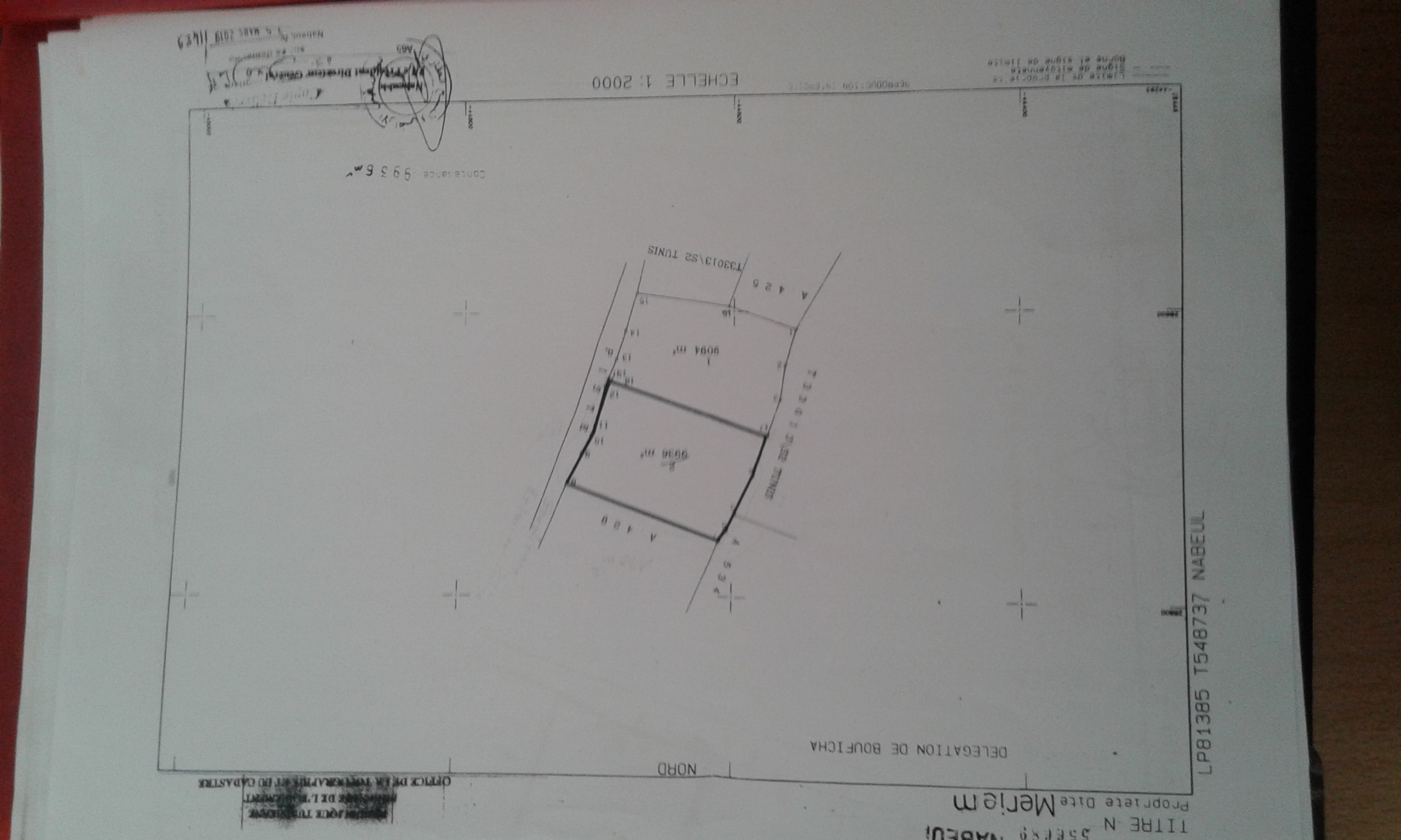 Bou Ficha Sidi Khelifa Vente Surfaces Terrain a batir sur 1121 m2 proche plage salloum