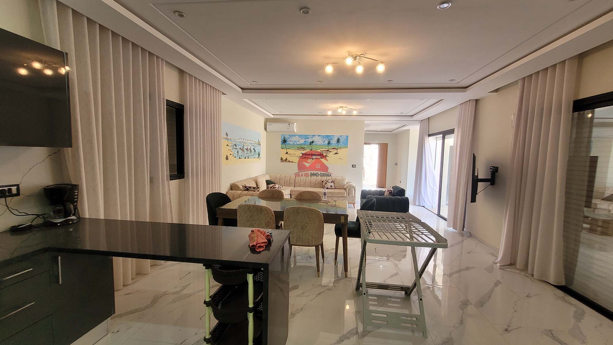 Djerba - Midoun Zone Hoteliere Vente Maisons Villa en zone touristique djerba  ref v701