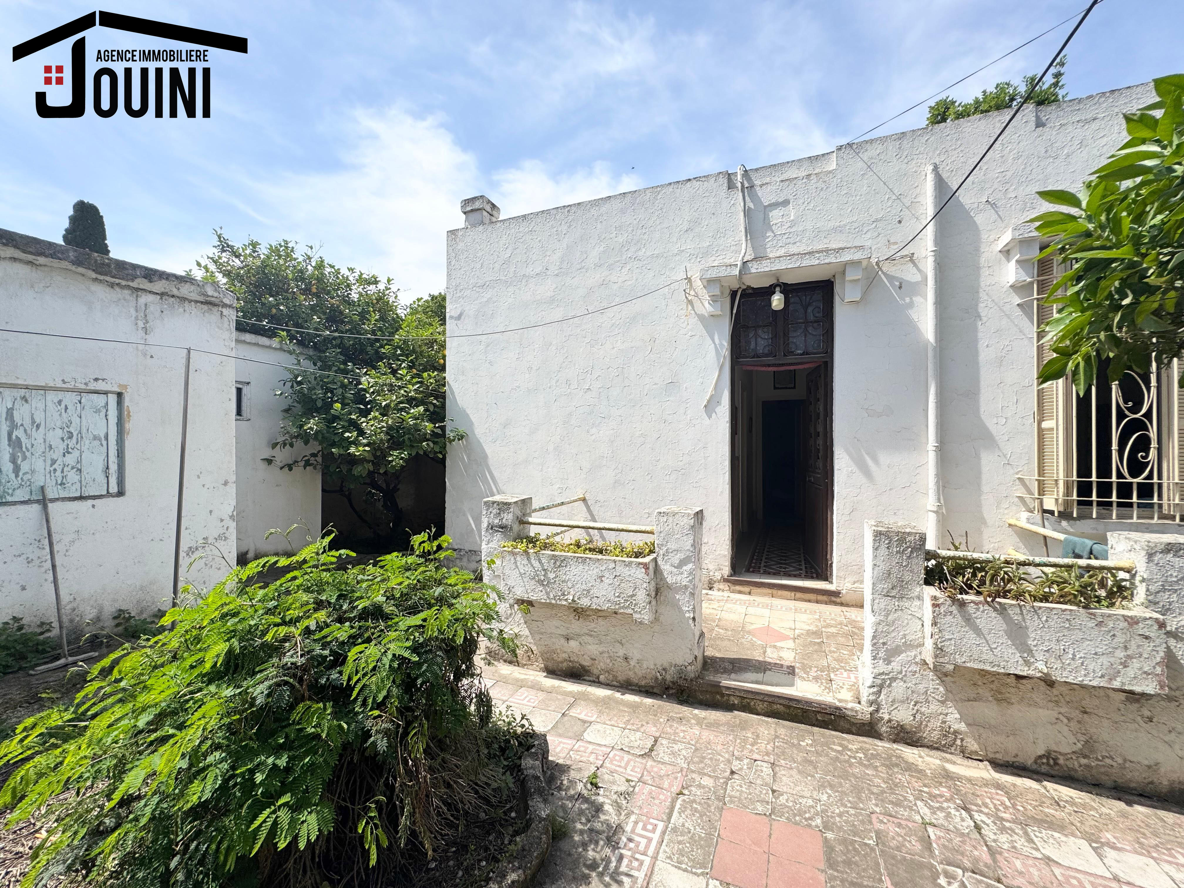 El Ouerdia Bellevue Vente Appart. 4 pices Maison 450 m2  bellevue tunis