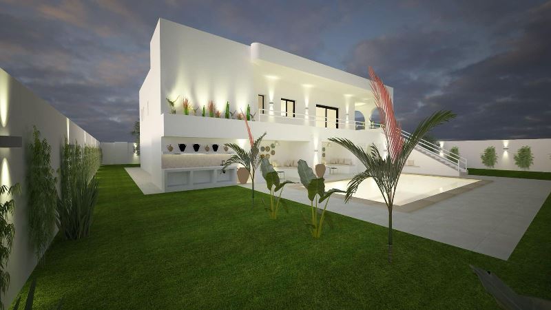 Hammamet Hammamet Vente Maisons V545 villa paradise sud hammamet