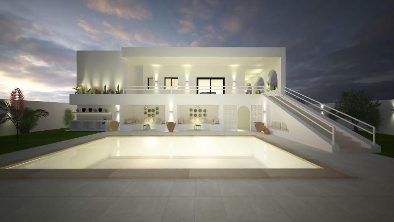 Hammamet Hammamet Vente Maisons V545 villa paradise sud hammamet