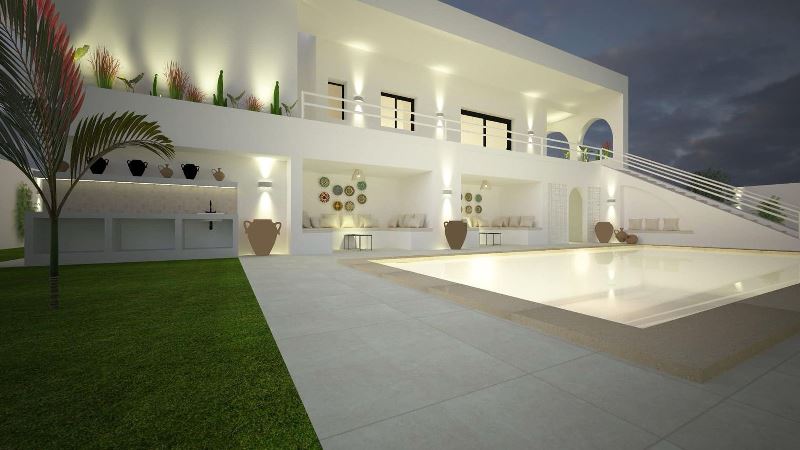 Hammamet Hammamet Vente Maisons V545 villa paradise sud hammamet