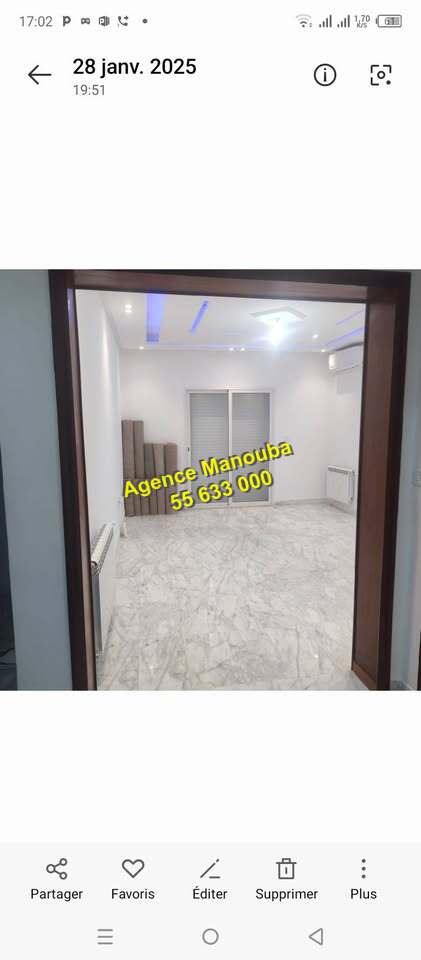 Mannouba La Mannouba Vente Appart. 4 pices Appartement s3 ref45392