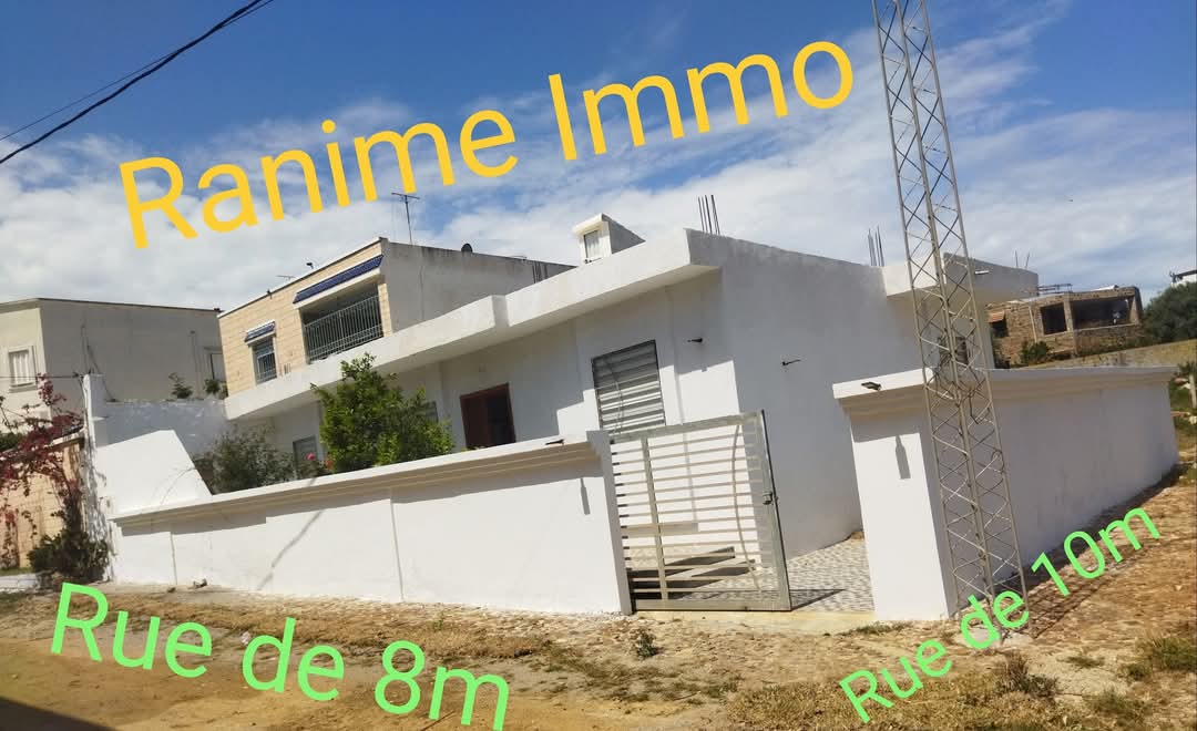 El Haouaria Cite Touristique Vente Maisons Villa s plus 3 ch a la plage