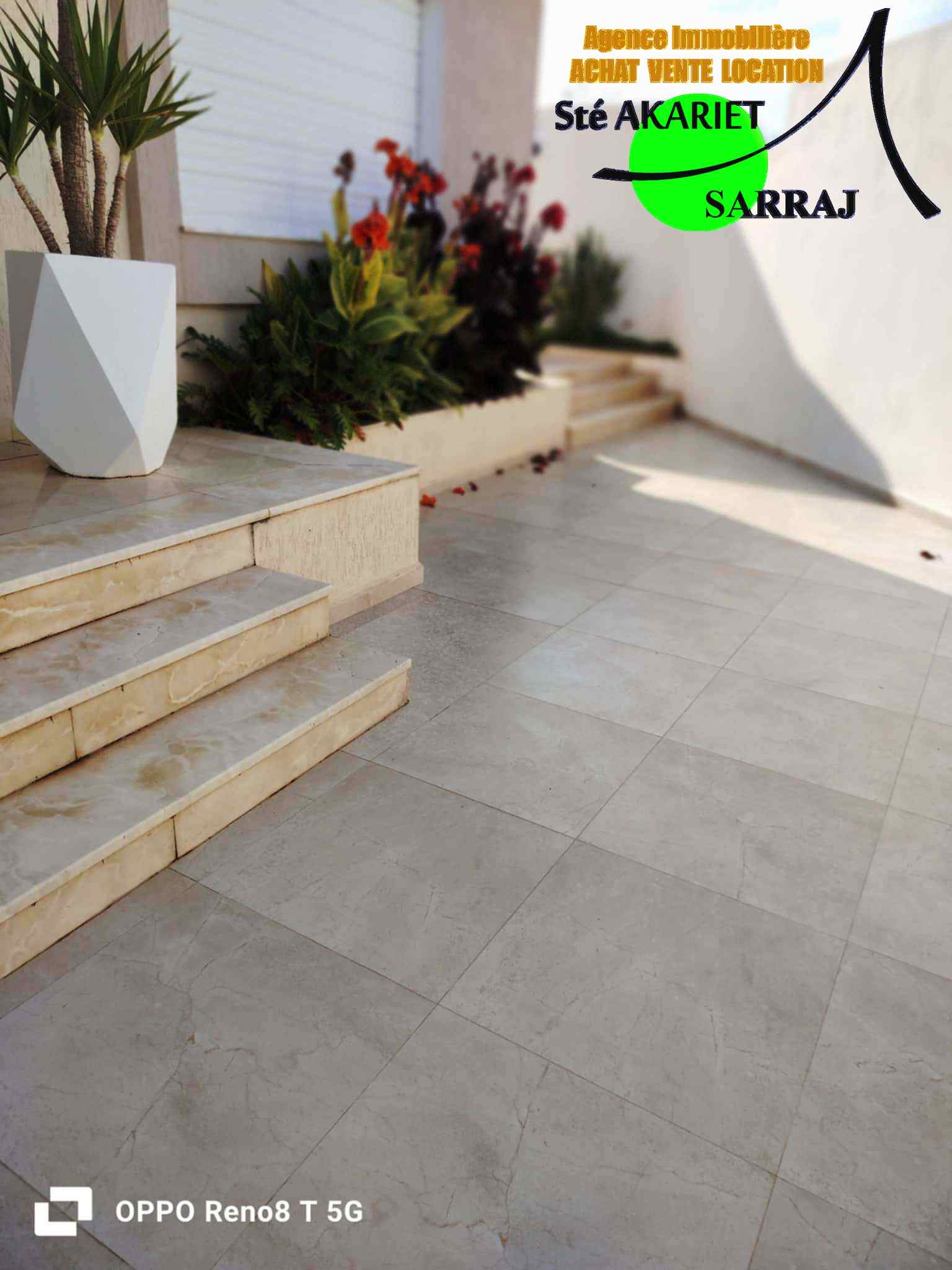 Akouda Chatt Meriem Vente Maisons Villa plain pied prs de villa tilel chatt mariem