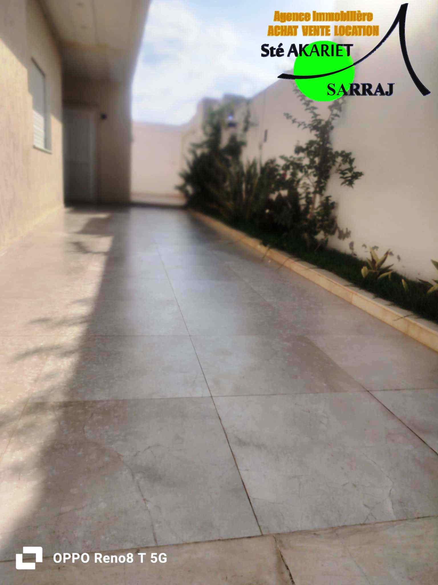 Akouda Chatt Meriem Vente Maisons Villa plain pied prs de villa tilel chatt mariem