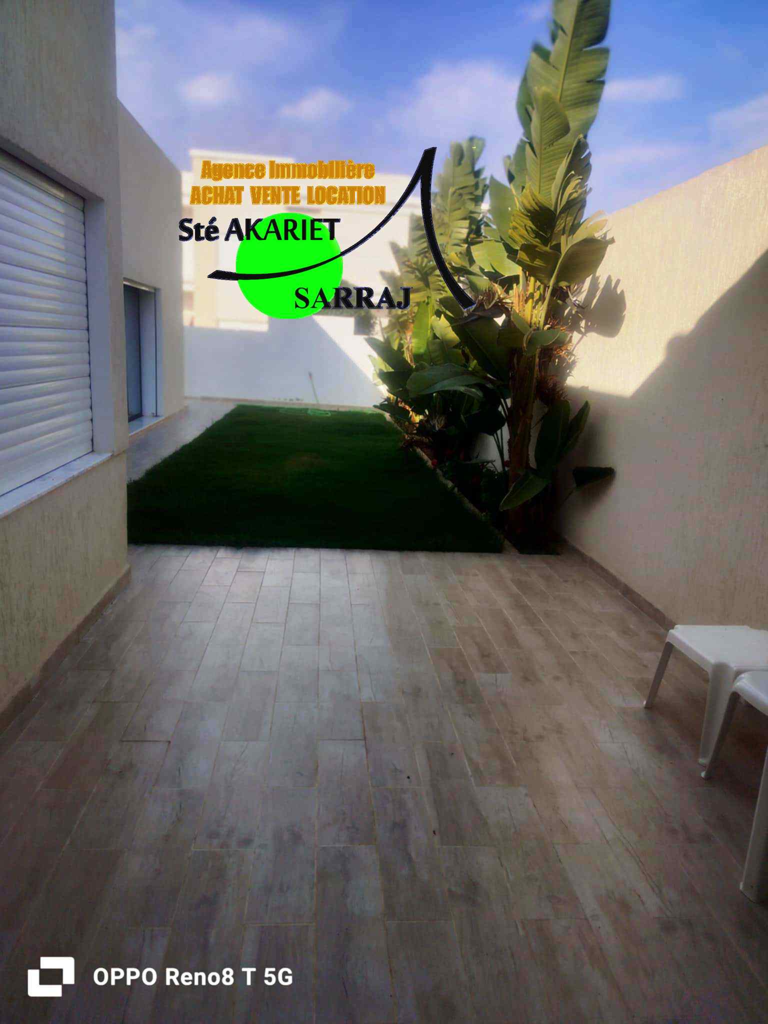 Akouda Chatt Meriem Vente Maisons Villa plain pied prs de villa tilel chatt mariem