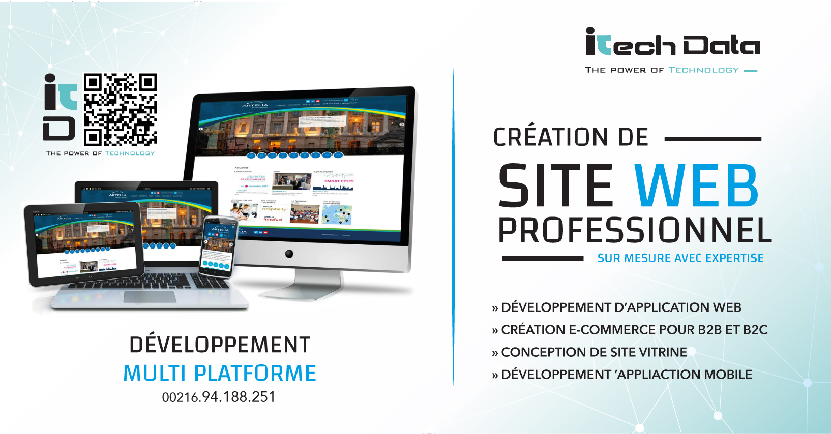 Sfax Ville Sfax Dveloppement sur mesure Autre Lancez votre prsence en ligne avec itechdata