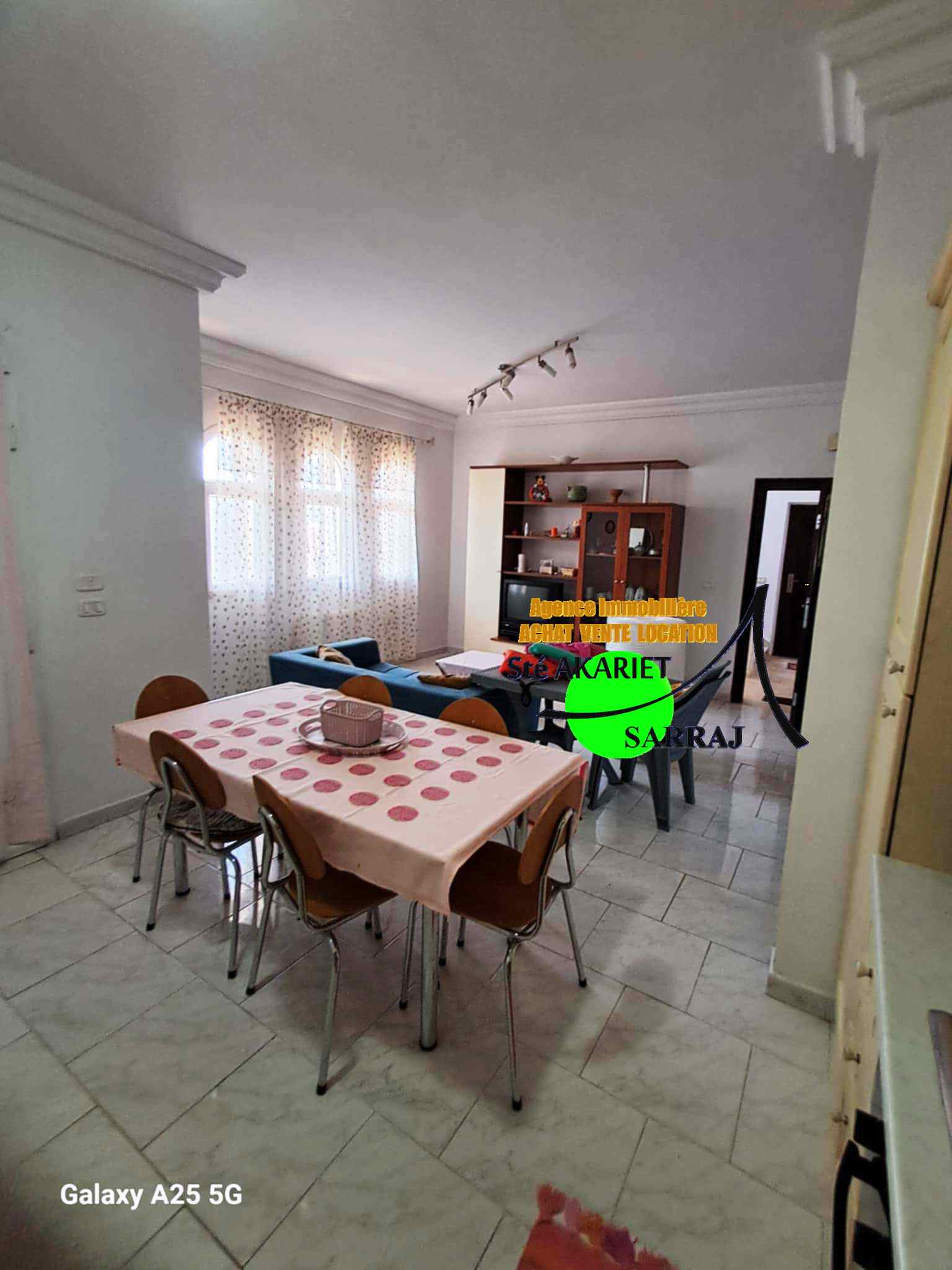 Akouda Chatt Meriem Vente Appart. 3 pices Appartement s2  400mtre de la plage chatt mariem