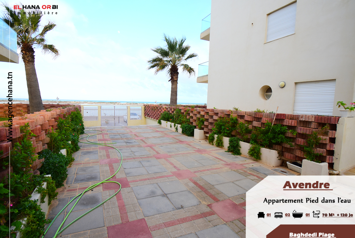 Mahdia Mahdia Vente Appart. 2 pices Appartement s2 pied dans leau  baghdedi