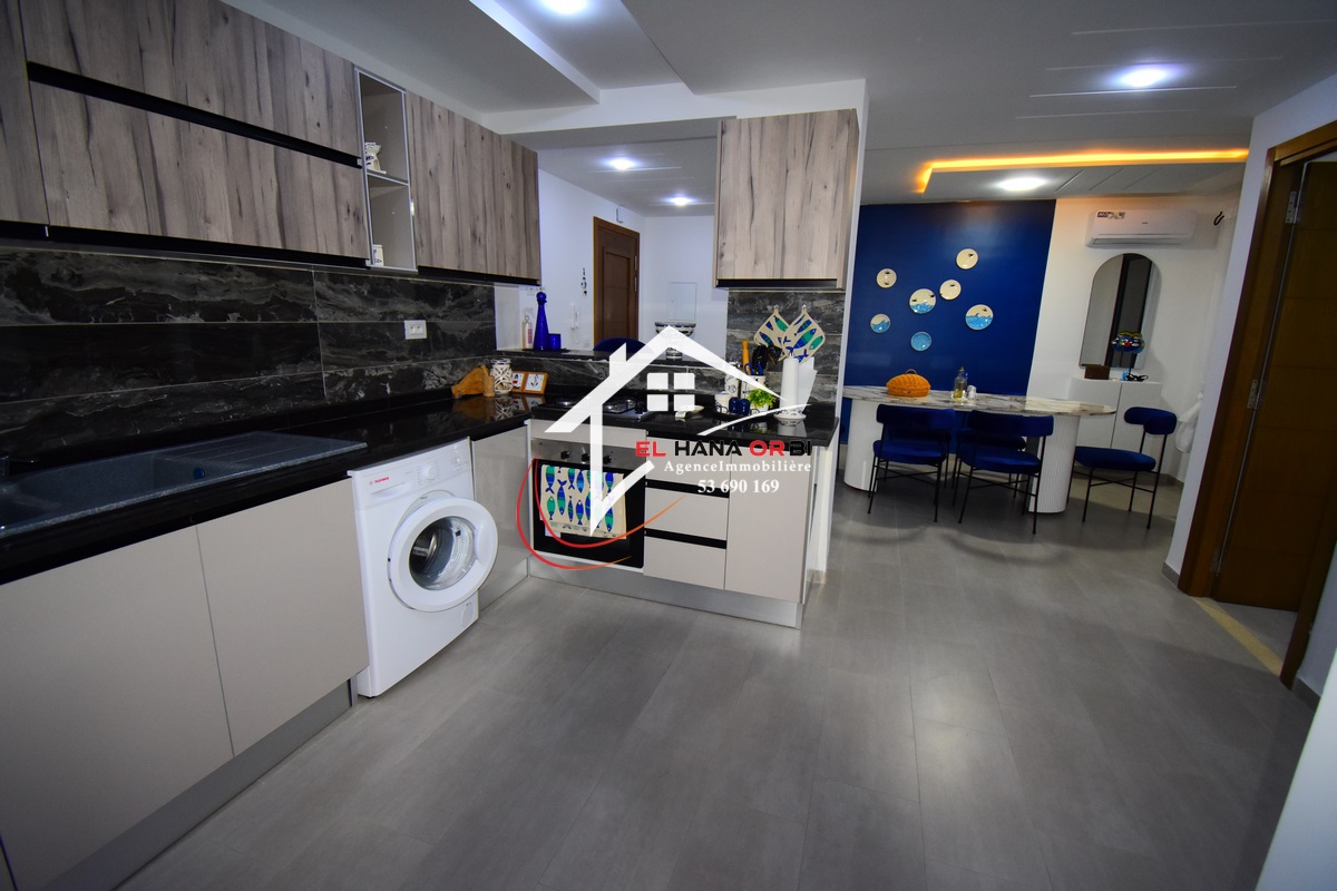 Mahdia Mahdia Vente Appart. 2 pices S2 neuf et vue sur mer  baghdedi plage