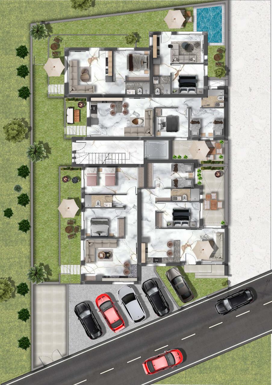 Kelibia Kelibia Vente Appart. 1 pice Vt999appartements en construction mansoura kelibia