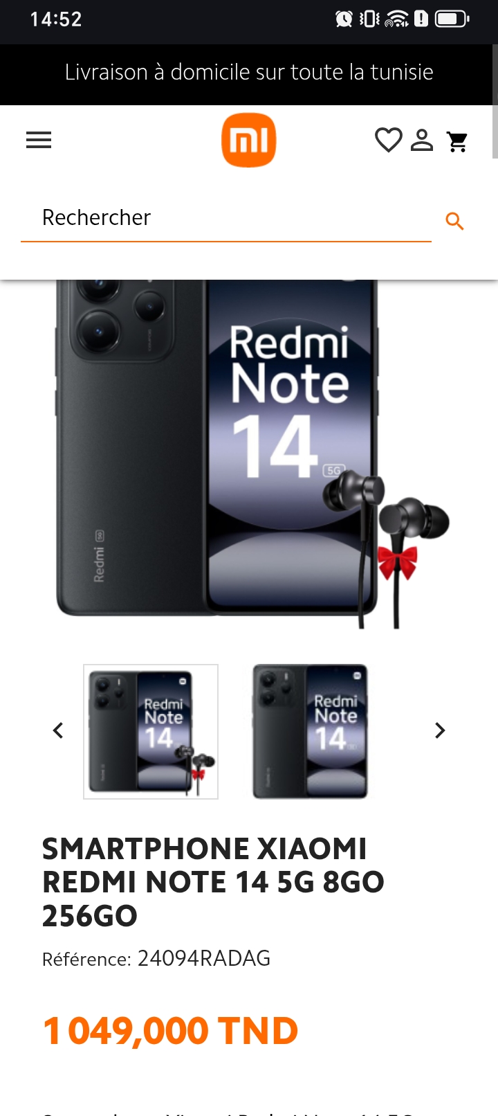 Fouchana Cite El Misk Xiaomi Autre Modle Smartphone xiaomi redmi note 14