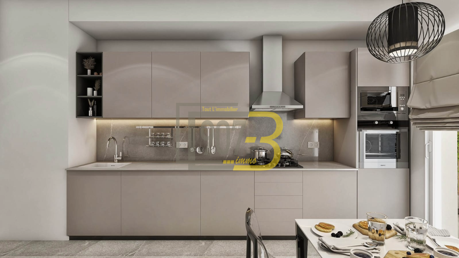 La Soukra La Soukra Vente Appart. 2 pices Un appartement s2 situ  nouvelle soukra