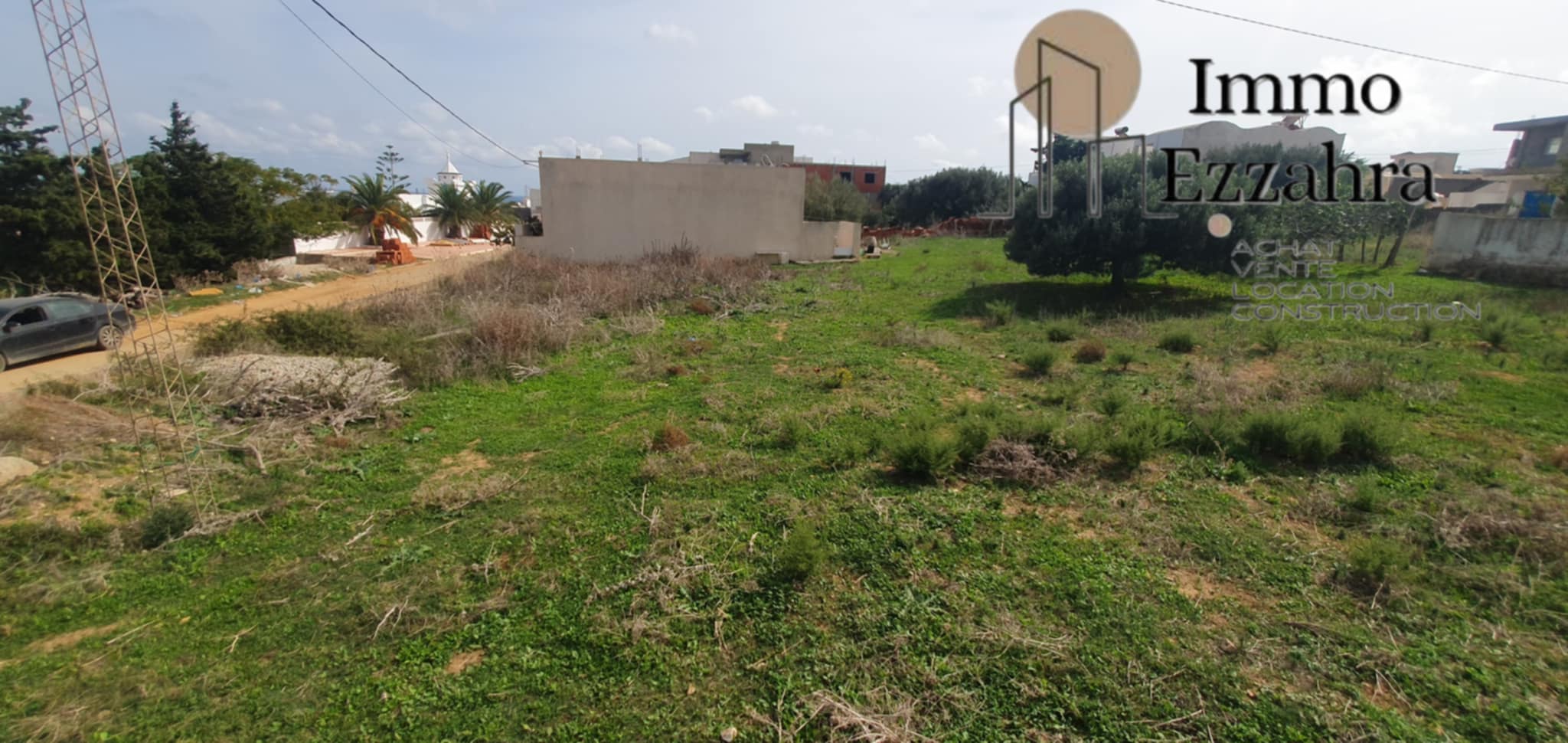 Hammam El Ghezaz&nbsp;Ezzahra&nbsp;Vente&nbsp;Surfaces&nbsp;Terrain  700m de la plage ezzahra k�libia