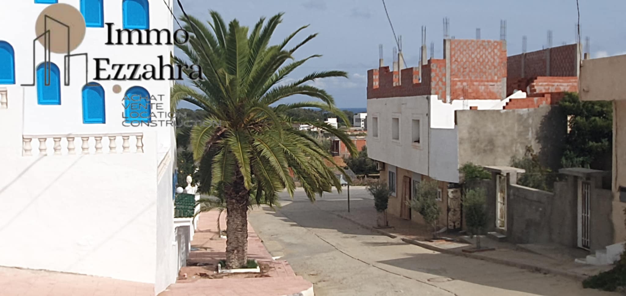 Hammam El Ghezaz&nbsp;Ezzahra&nbsp;Vente&nbsp;Surfaces&nbsp;Terrain  700m de la plage ezzahra k�libia