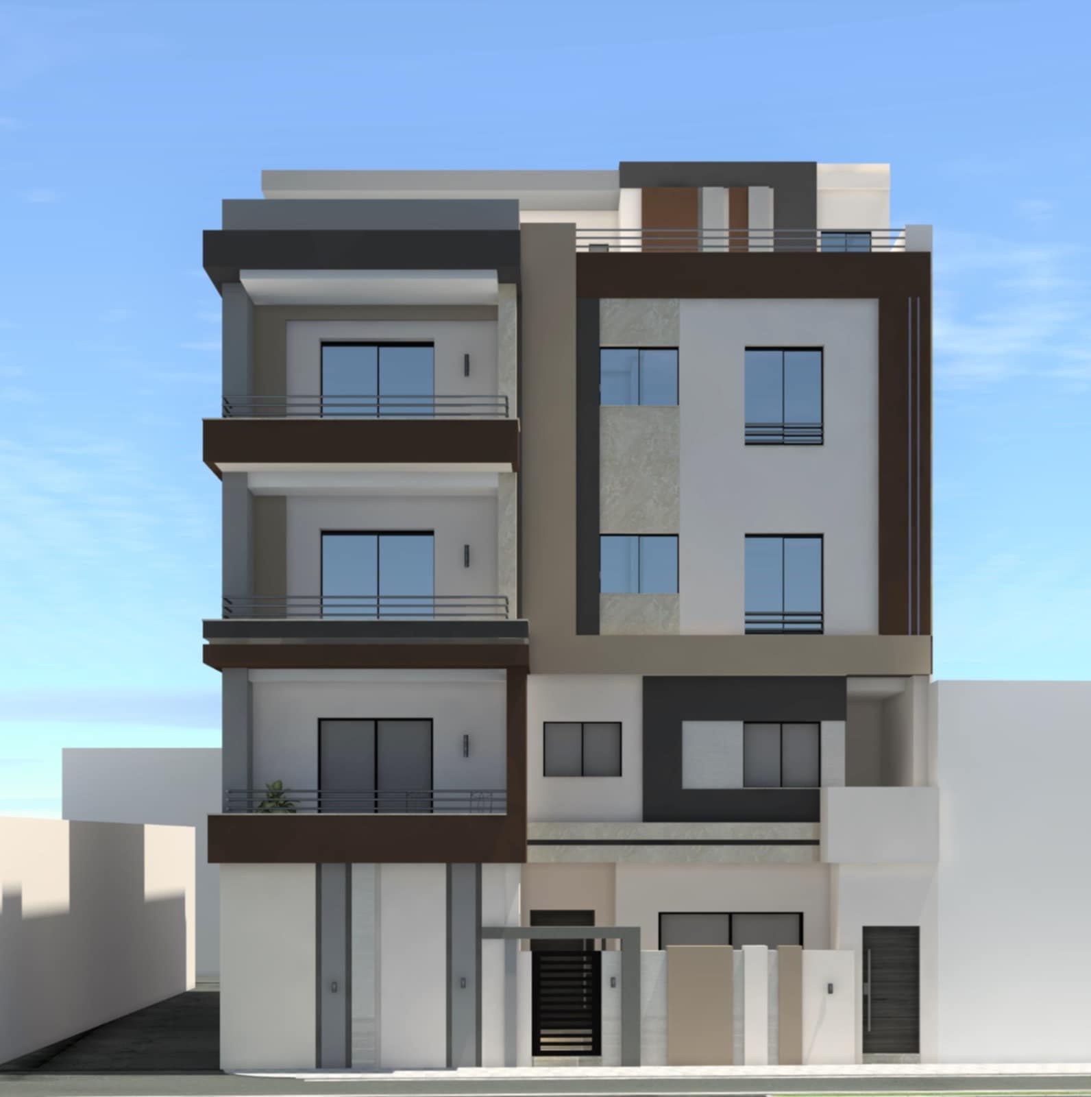 Hammam El Ghezaz Ezzahra Vente Appart. 1 pice Des appartements  vue sur mer  ezzahra klibia