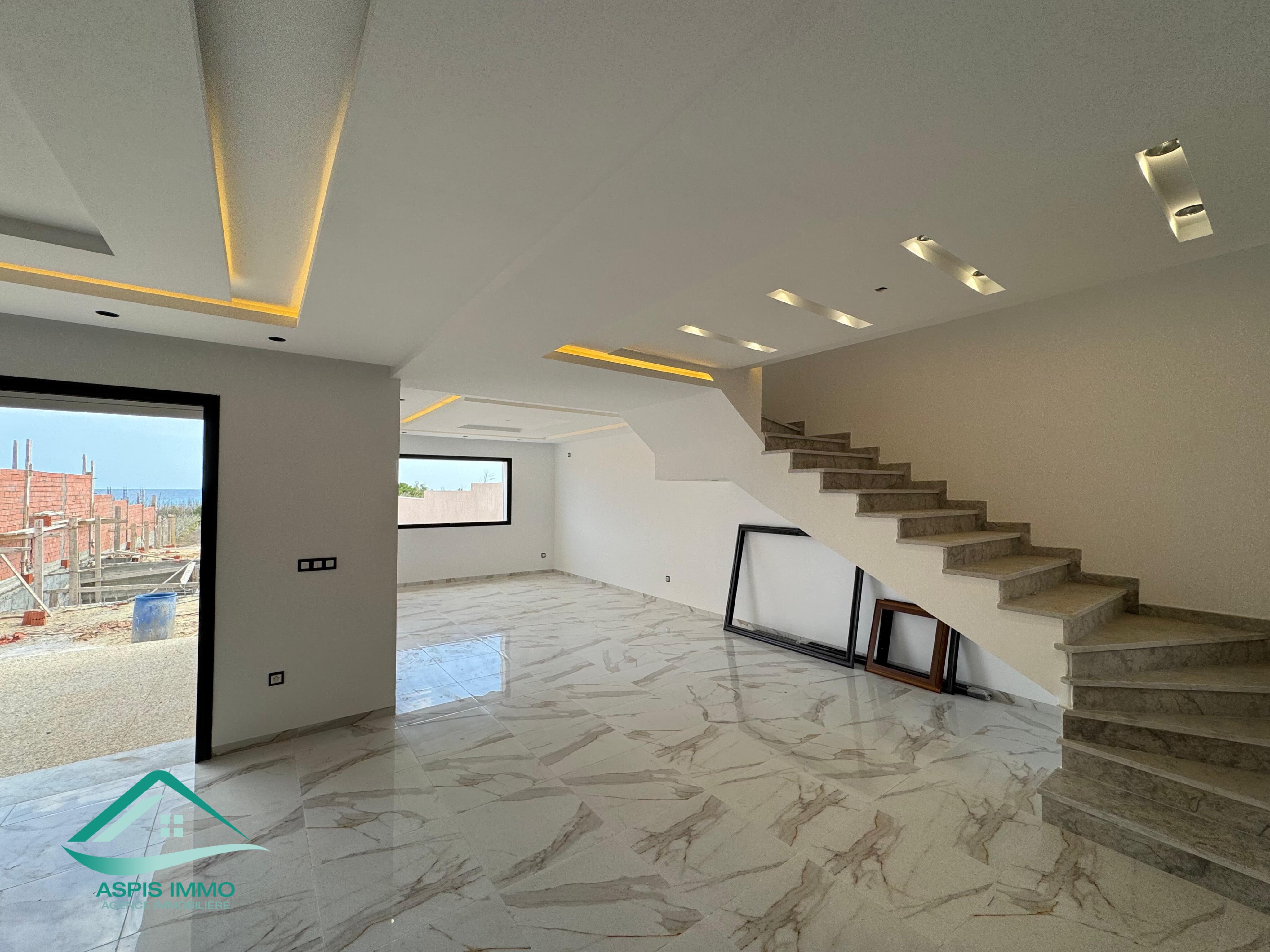 Kelibia Kerkouane Vente Maisons Vt877 villa avec piscine  plage kerkouene