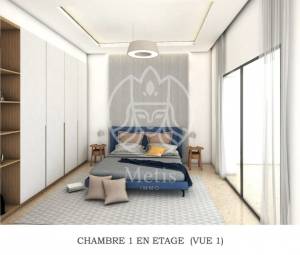 Hammamet Cite El Kharroub Vente Maisons Villa en duplex avec piscine   ref730a