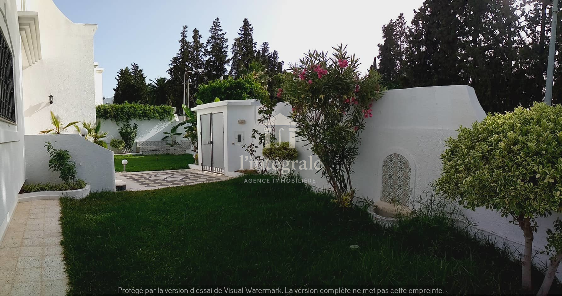 El Menzah Mutuelle Ville Location Maisons Charmante villa avec jardin