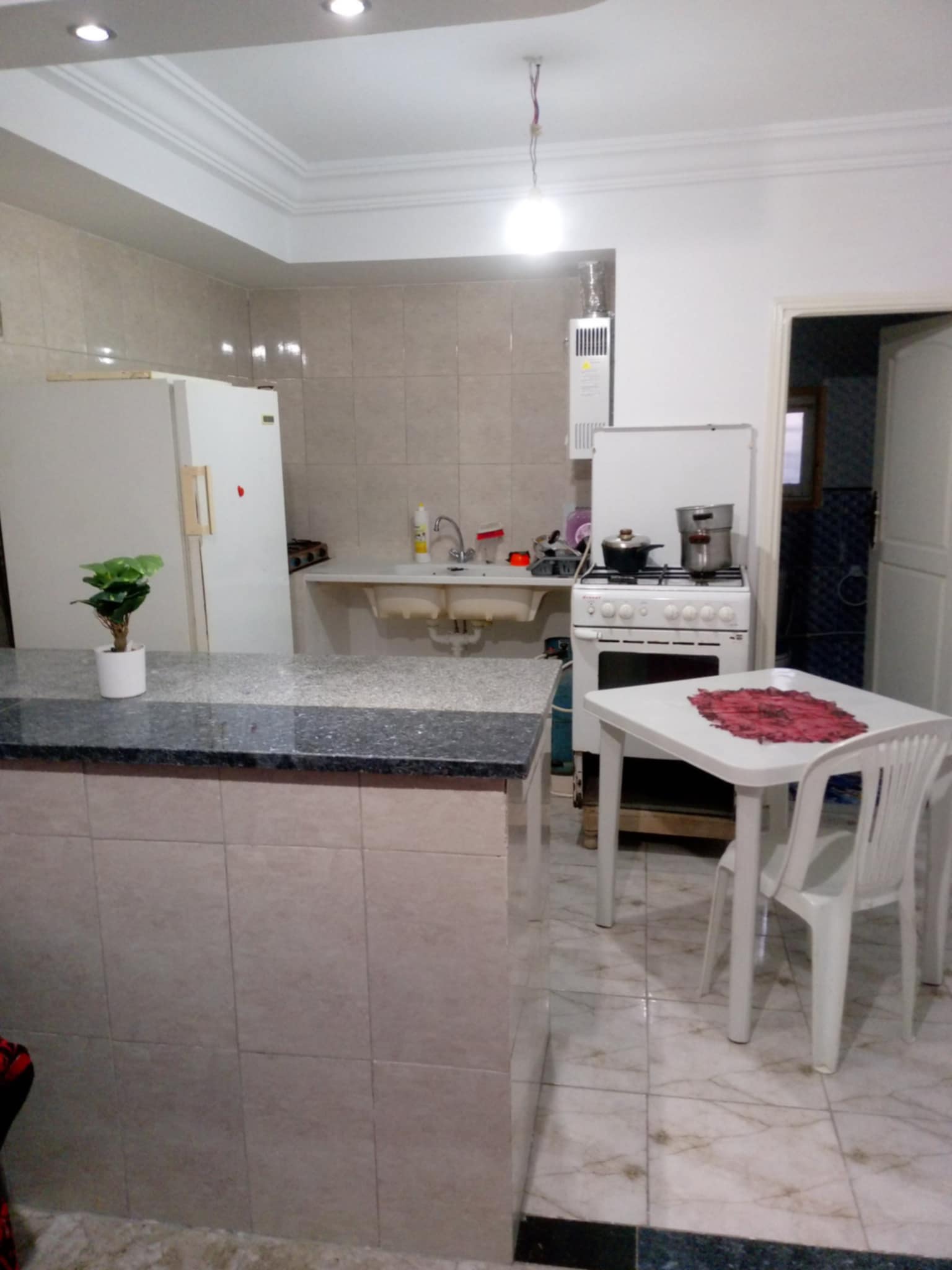 Mnihla&nbsp;Cite Rafaha&nbsp;Location&nbsp;Maisons&nbsp;Rez de chauss�e s1 meubl� a la cit� rafaha wb4389