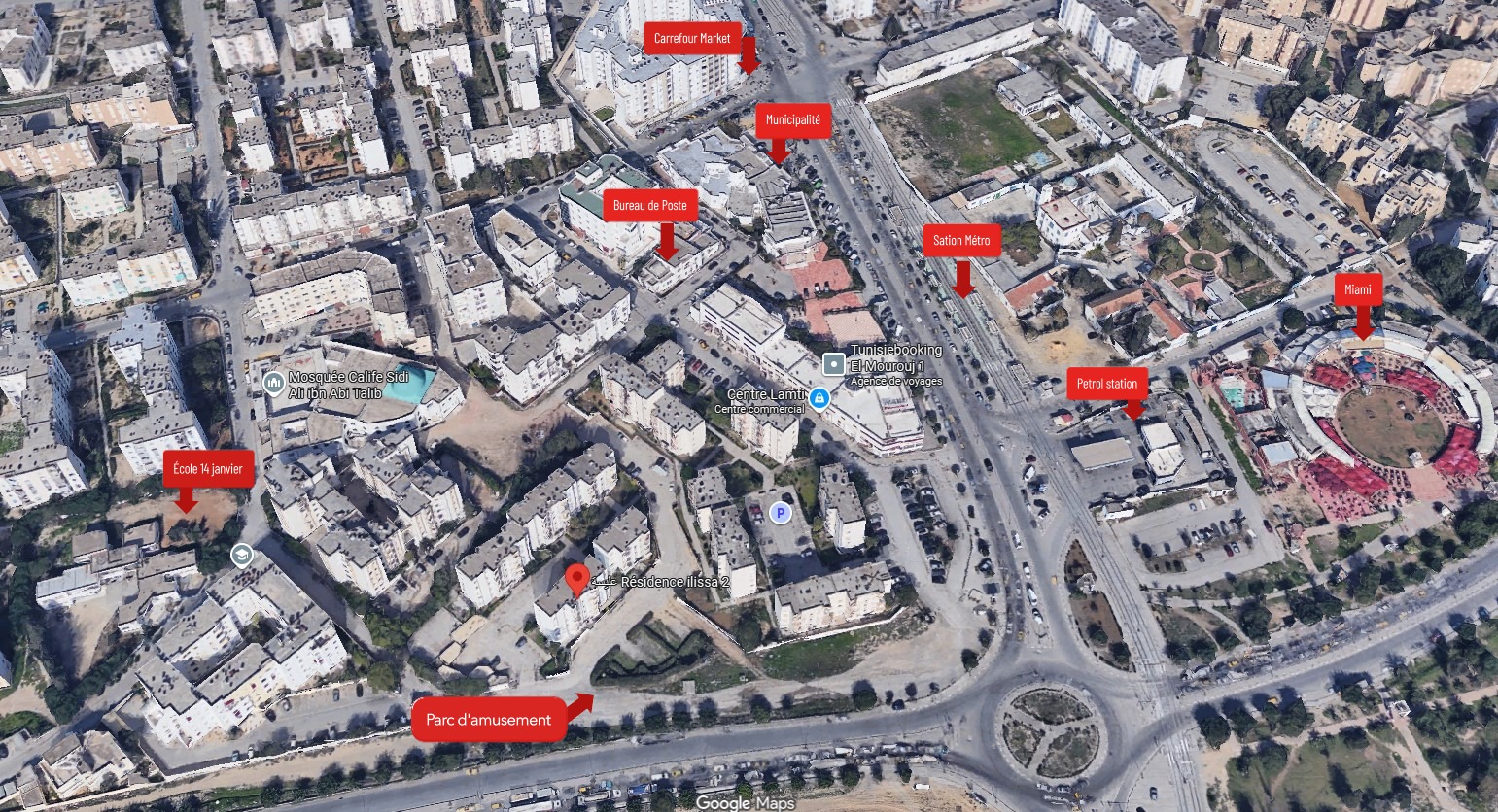 Vente&nbsp;Appart. 3 pi�ces - Tunisie