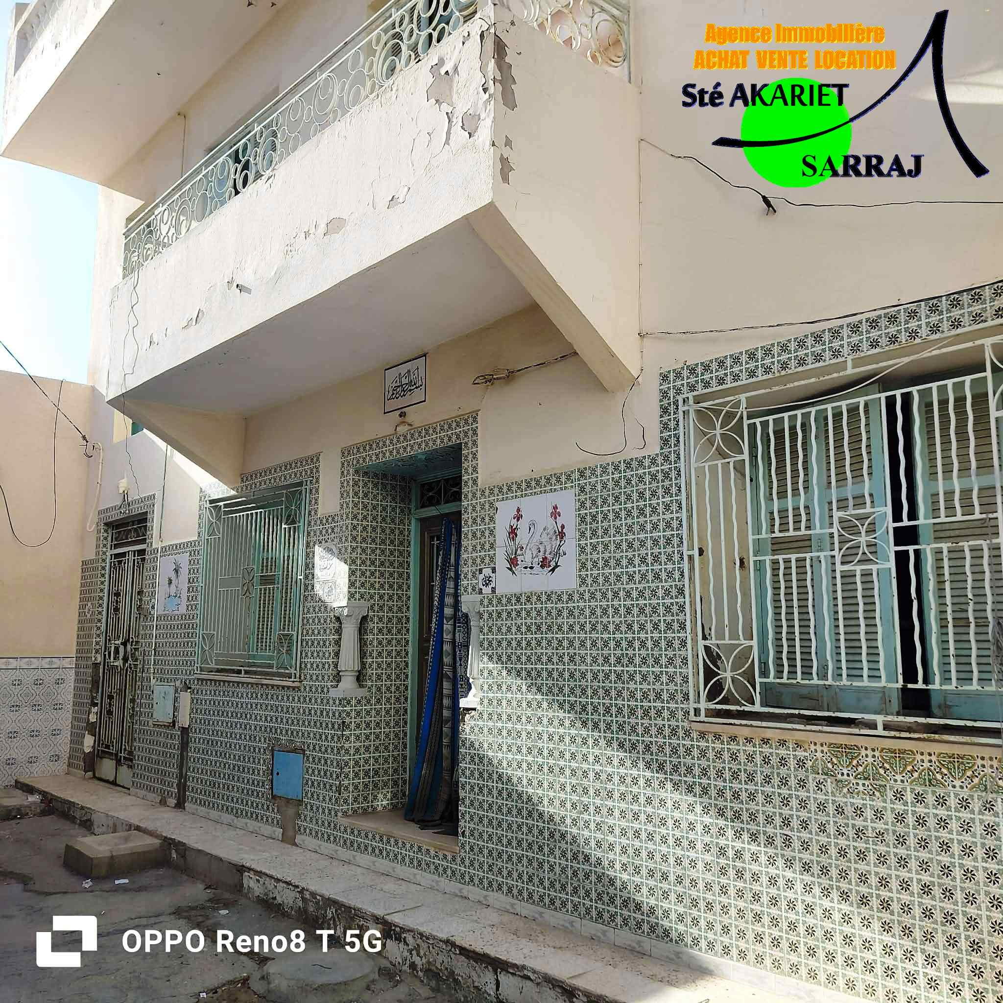 Hammam Sousse&nbsp;Hammam Sousse&nbsp;Vente&nbsp;Maisons&nbsp;Maison et 2 �tages moyen standing � hammem sousse