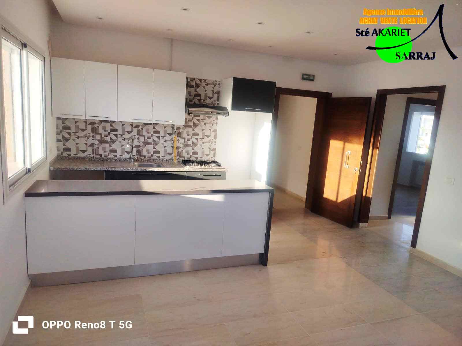 Akouda&nbsp;Chatt Meriem&nbsp;Vente&nbsp;Appart. 3 pi�ces&nbsp;Appartements s2 vue de mer � 50 de la plage