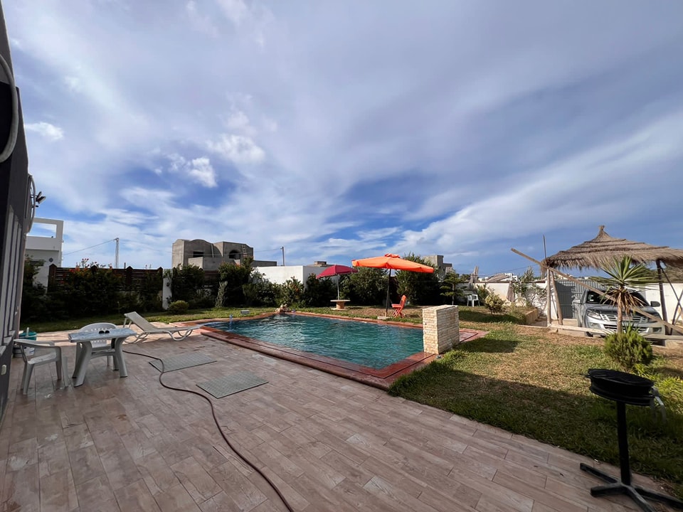 Kelibia&nbsp;Kerkouane&nbsp;Vente&nbsp;Maisons&nbsp;Villa avec piscine et abri � k�libia