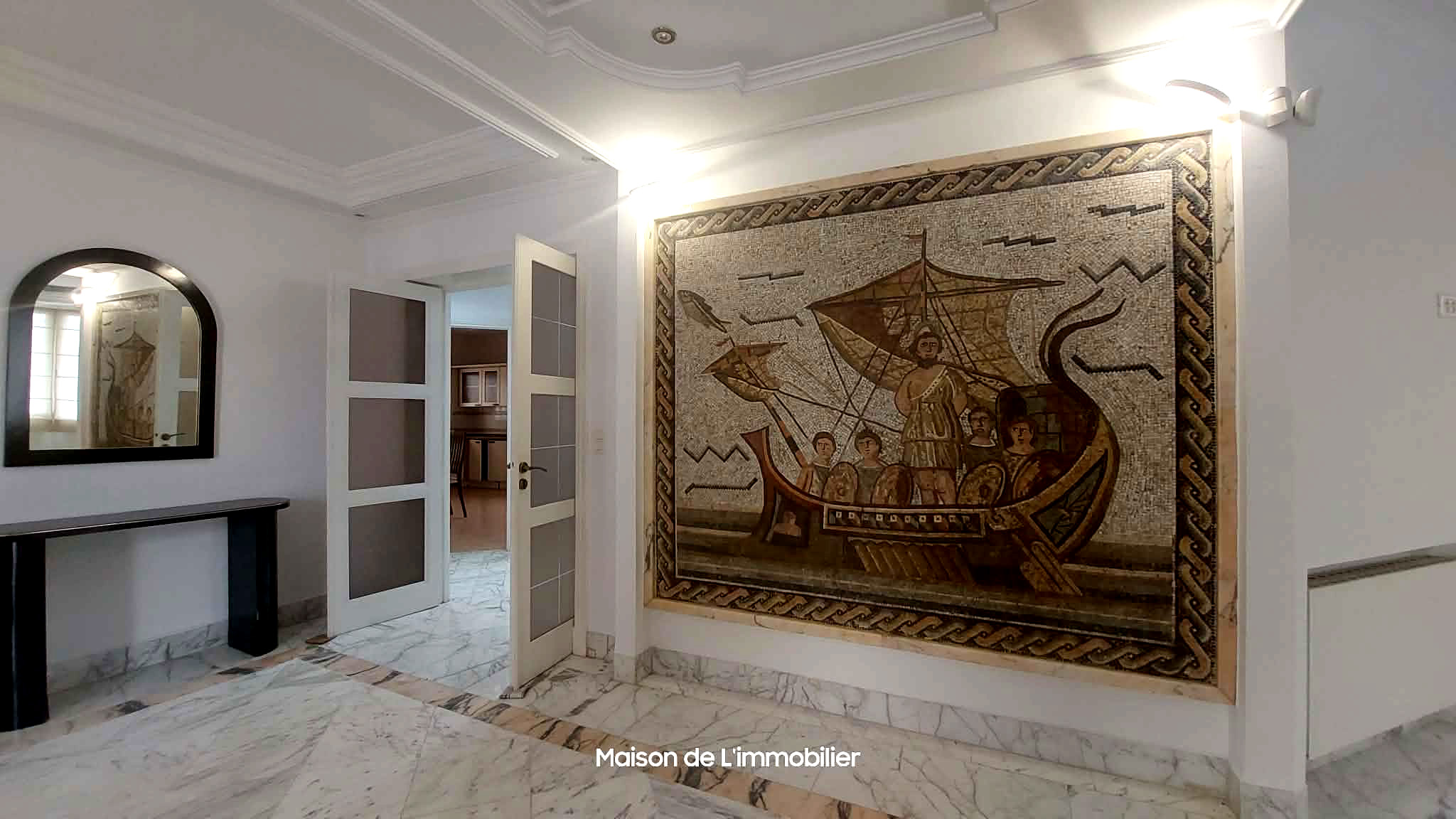 Ariana Ville&nbsp;Cite Ennasr 2&nbsp;Location&nbsp;Maisons&nbsp;Villa s5 � ennasr 2 avec piscine et jardin