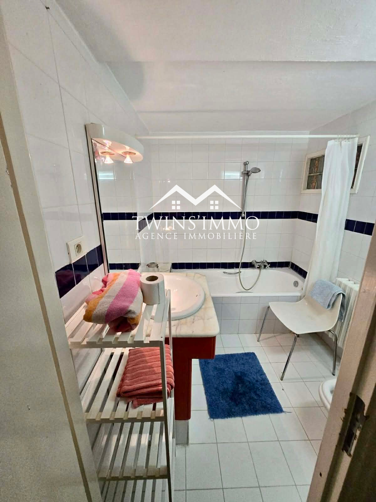 La Marsa&nbsp;Marsa Ennassim&nbsp;Location&nbsp;Appart. 2 pi�ces&nbsp;Rez de chauss�e de villa s2 meubl� � la marsa