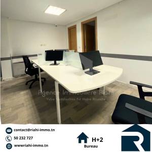 Sousse Jaouhara&nbsp;Sousse Khezama&nbsp;Location&nbsp;Appart. 1 pi�ce&nbsp;   bureau a2 situ  khzema est ref891a