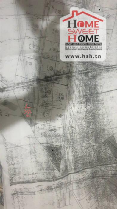 Ariana Ville&nbsp;El Menzah 5&nbsp;Vente&nbsp;Surfaces&nbsp;Terrain villa randa  � jardin d'el menzeh