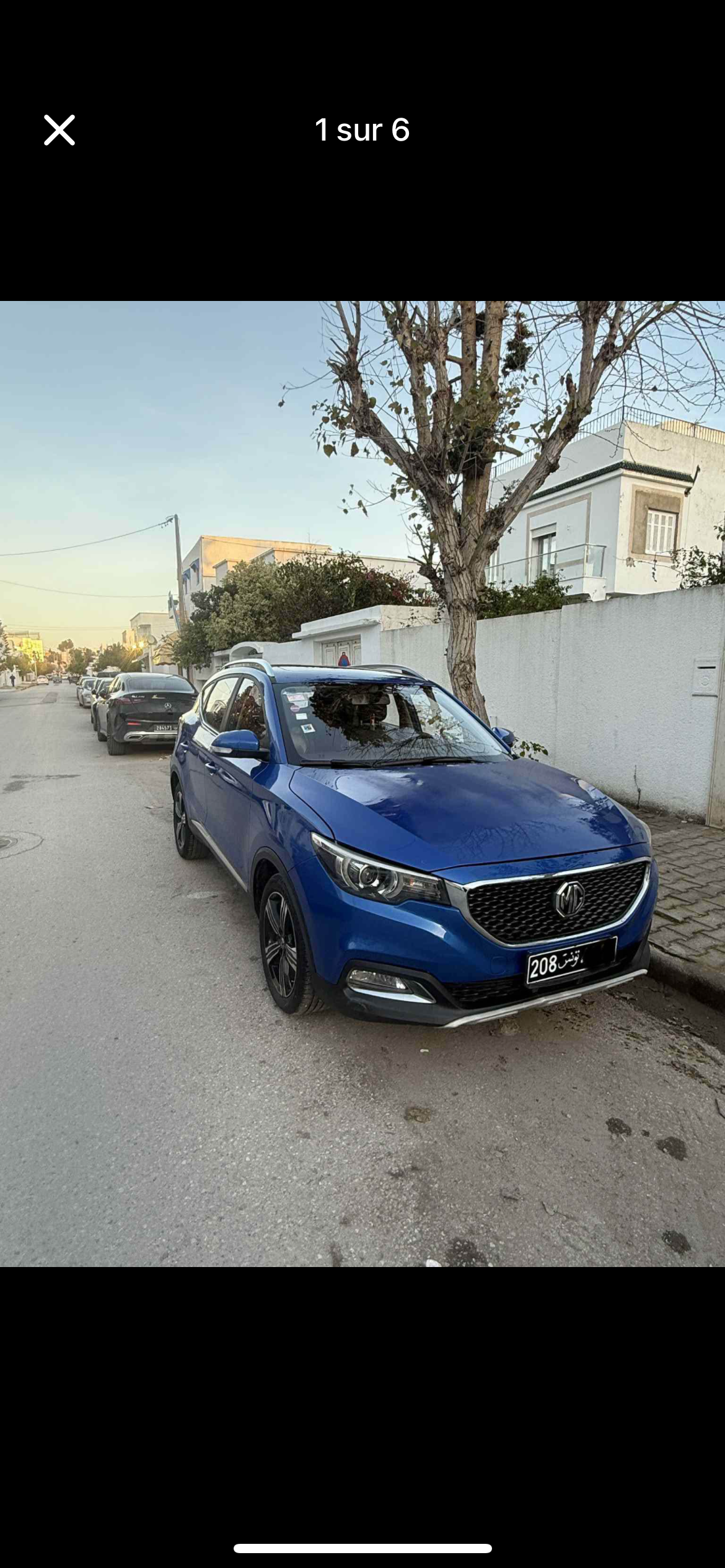 La Marsa&nbsp;Cite Du Stade&nbsp;Mg&nbsp;ZS&nbsp;Suv mg zs bleu