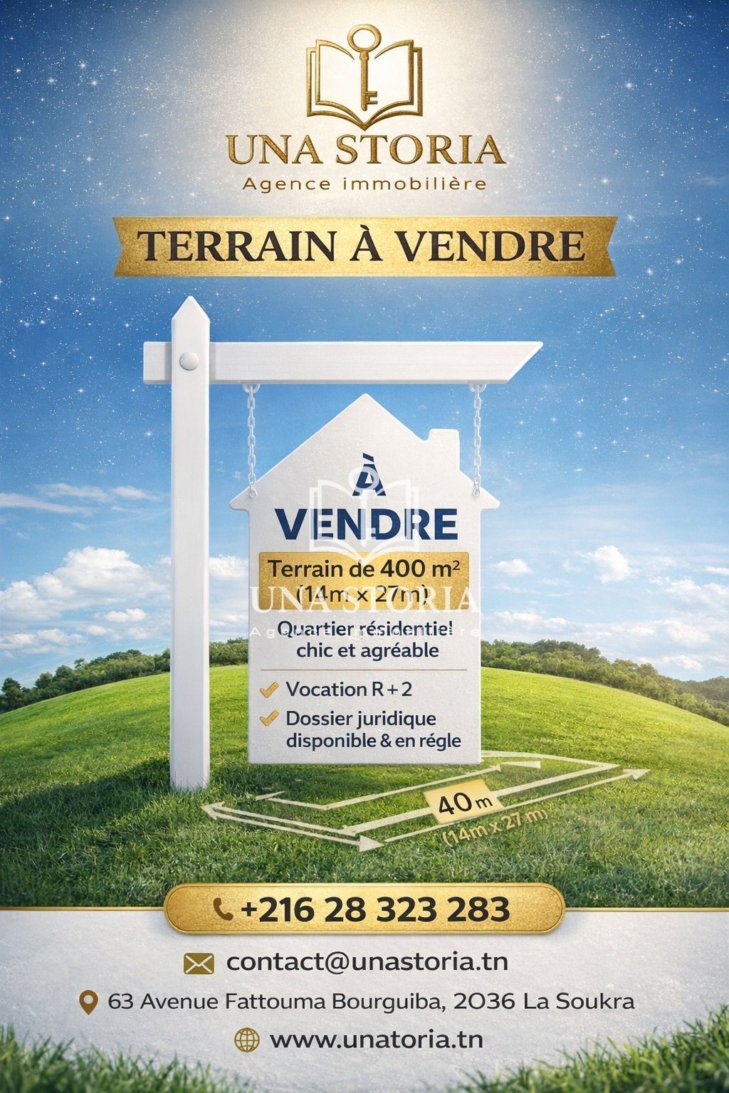 La Soukra&nbsp;La Soukra&nbsp;Terrain&nbsp;Terrain nu&nbsp;Terrain jumel�e