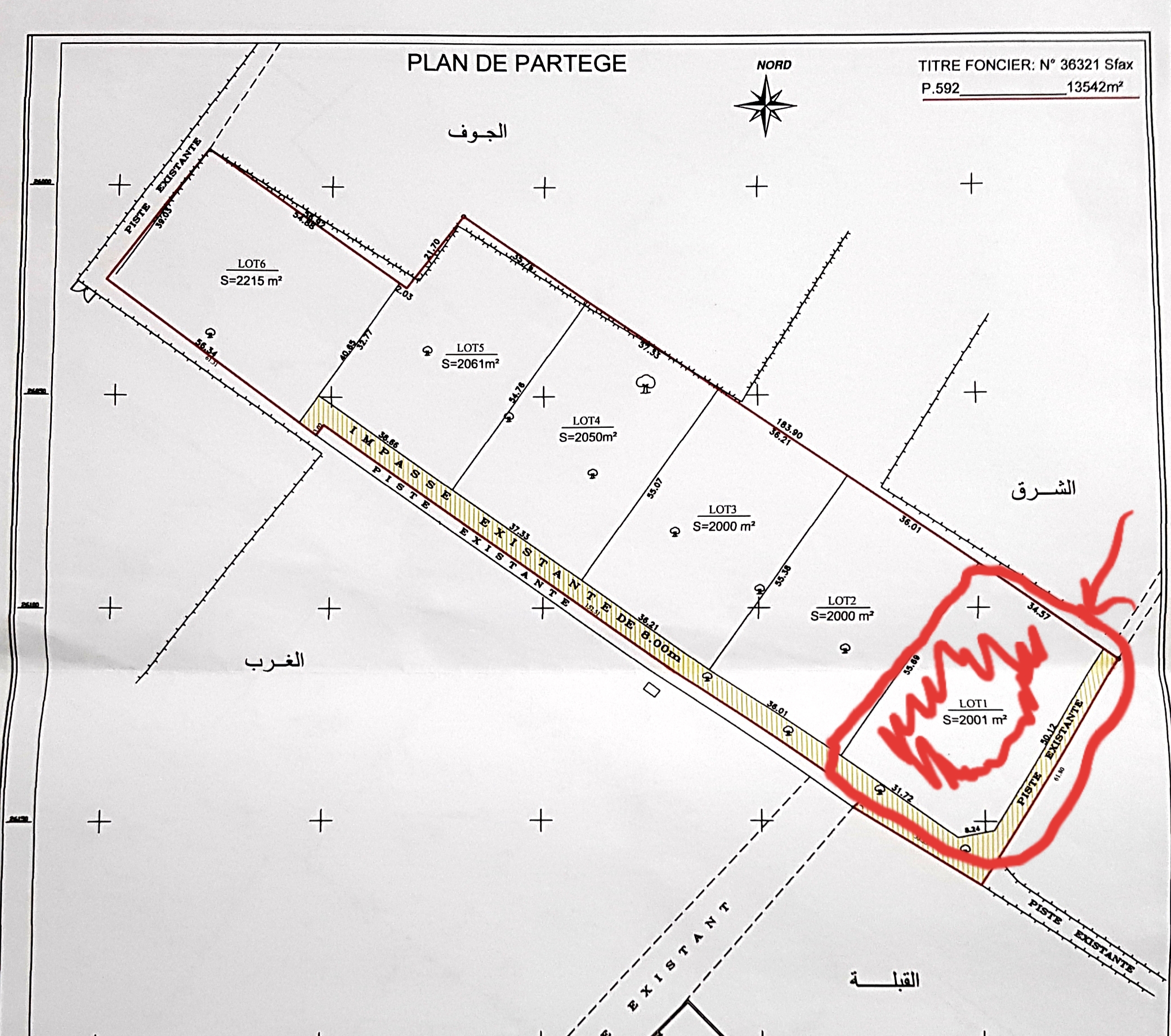Sakiet Ezzit&nbsp;Sakiet Ezzit&nbsp;Terrain&nbsp;Terrain nu&nbsp;Terrain rectangulaire