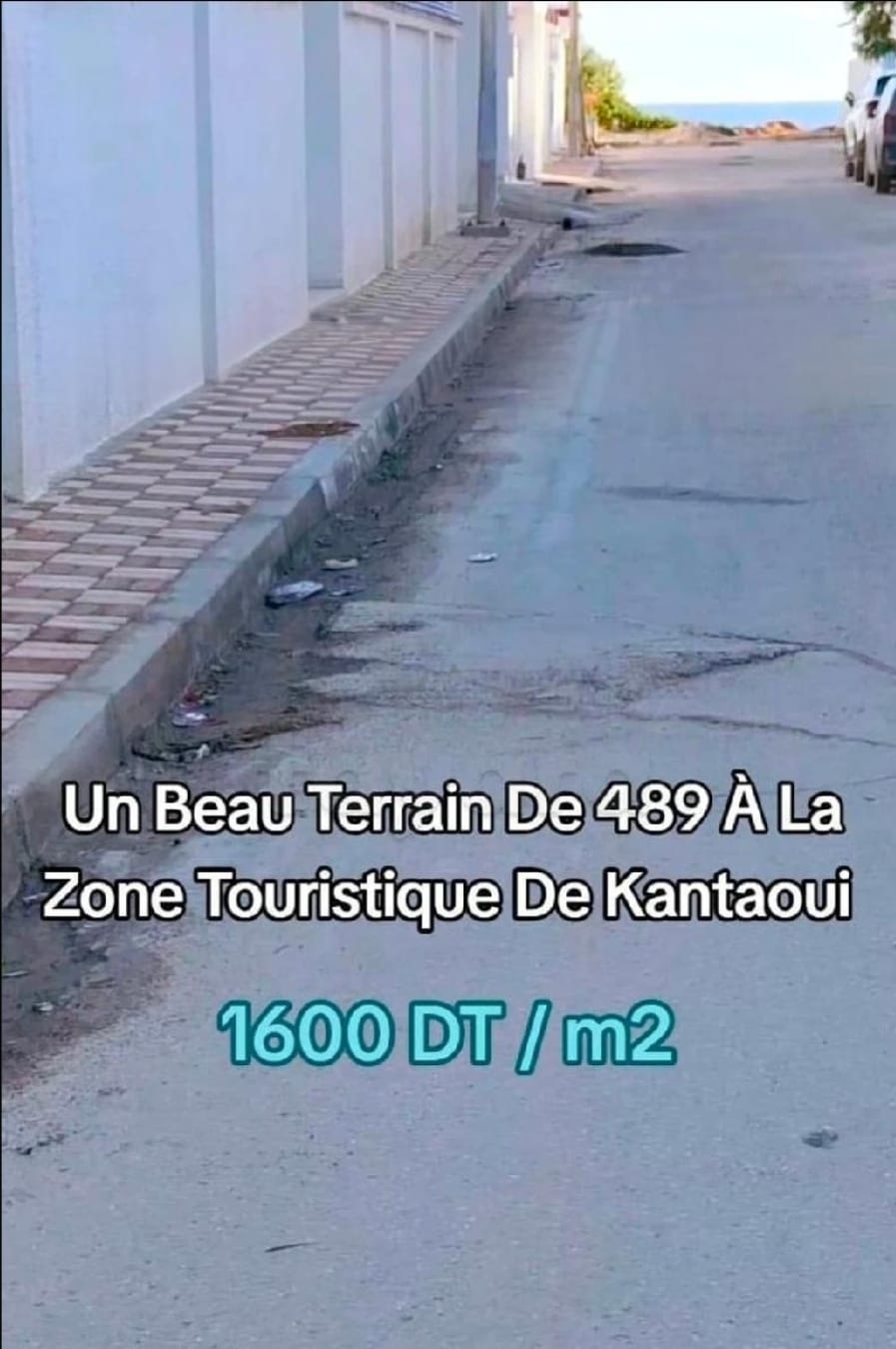 Hammam Sousse&nbsp;El Kantaoui&nbsp;Vente&nbsp;Surfaces&nbsp;Un lot de 489 m terrain a kantaoui