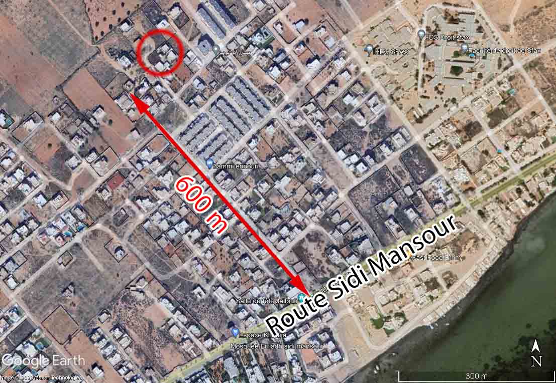 Sfax Ville&nbsp;Habbana 2&nbsp;Terrain&nbsp;Terrain nu&nbsp;Terrain a sidi mansour km 8 sfax