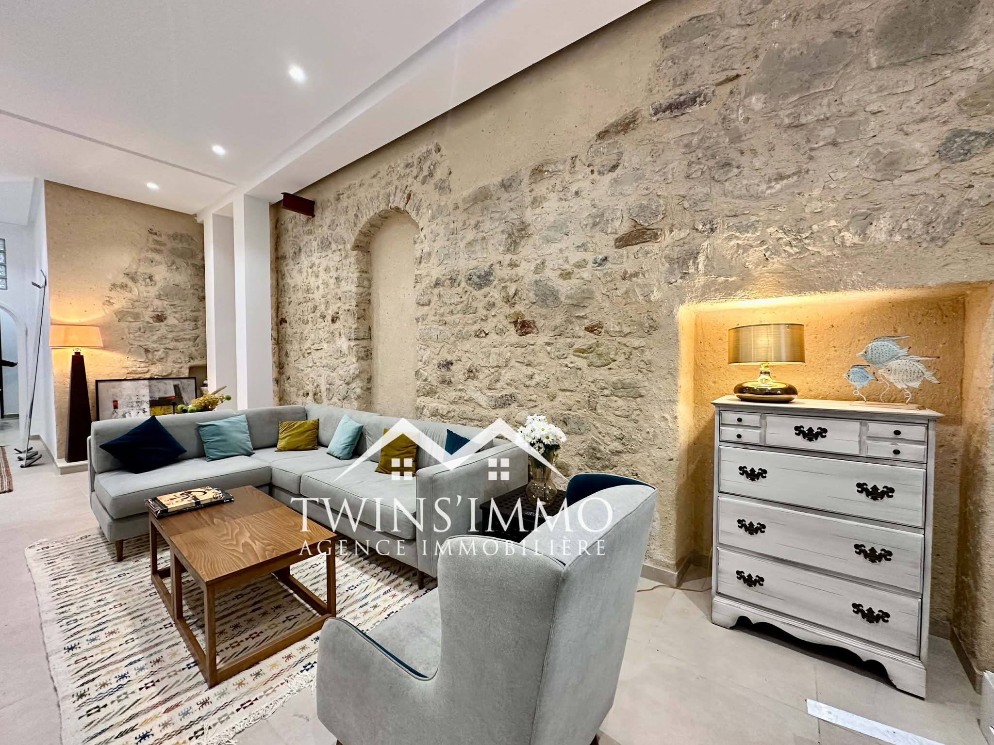 La Marsa&nbsp;Marsa Ennassim&nbsp;Location&nbsp;Appart. 1 pi�ce&nbsp;Appartement s1 meubl� � marsa ville